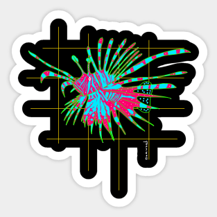 Lionfish Sticker